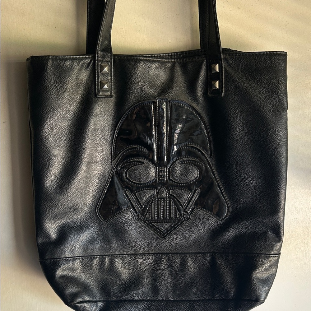 Loungefly Black Darth Vader Embossed Tote